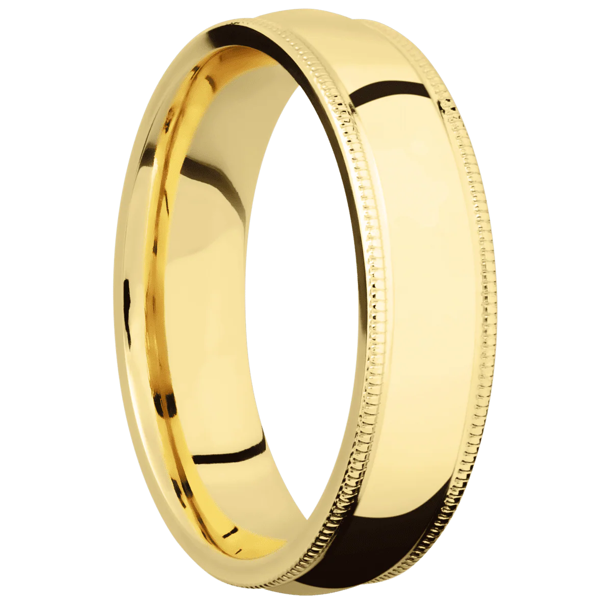 10K Yellow Gold + Polish Finish