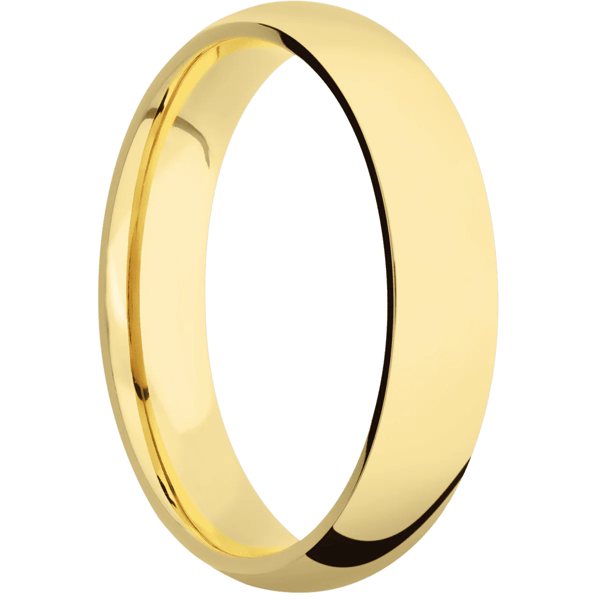 10K Yellow Gold + Polish Finish