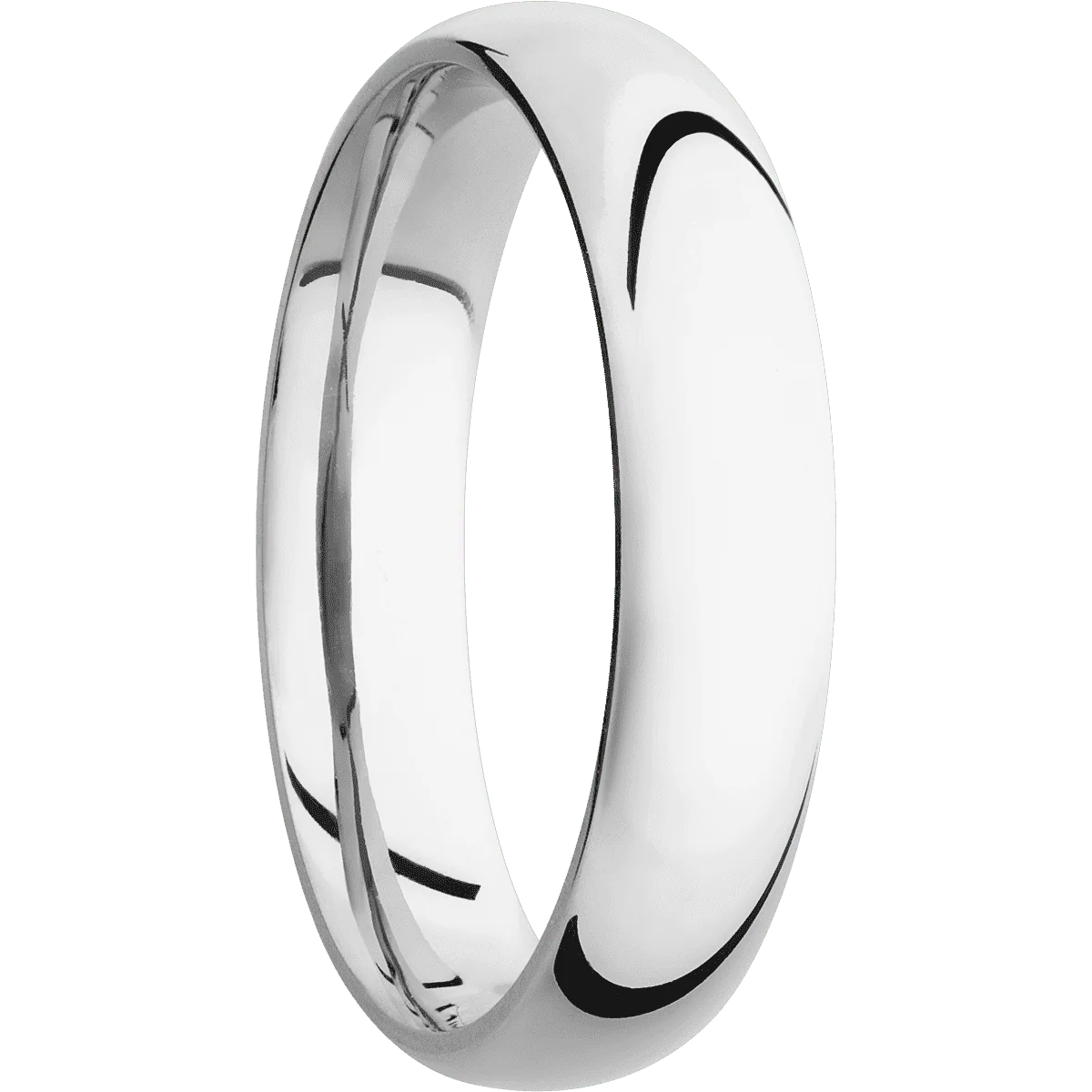 14K White Gold + Polish Finish