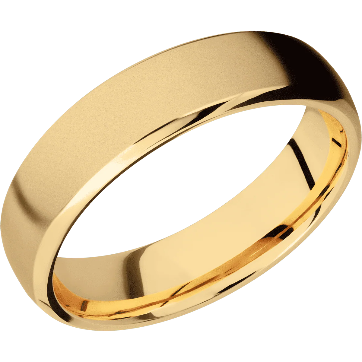 14K Yellow Gold + Bead , Polish Finish - Image 2
