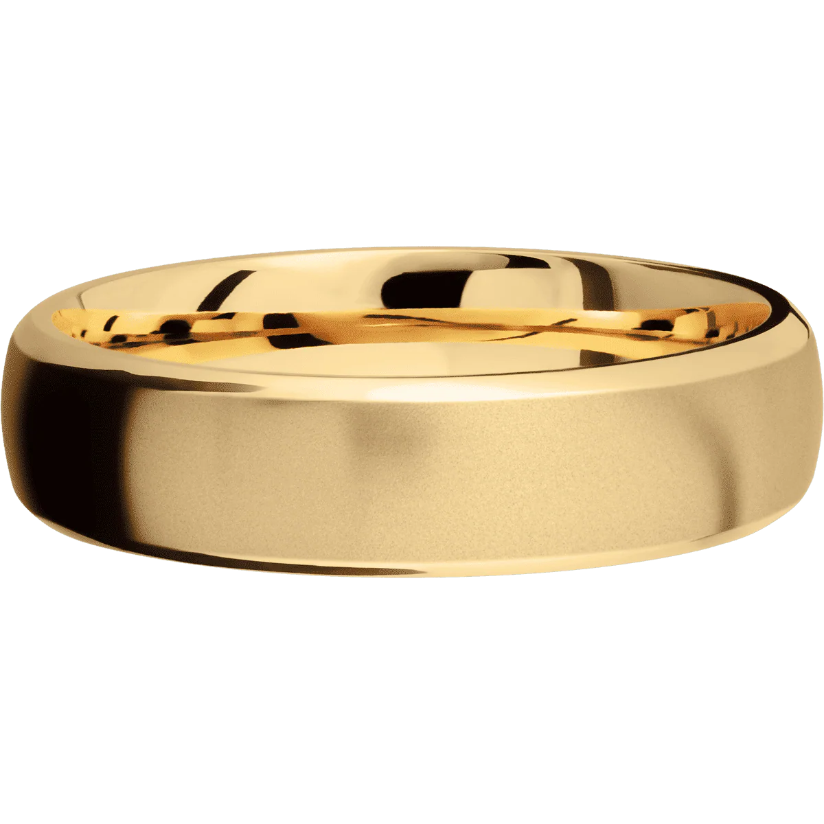 14K Yellow Gold + Bead , Polish Finish - Image 3
