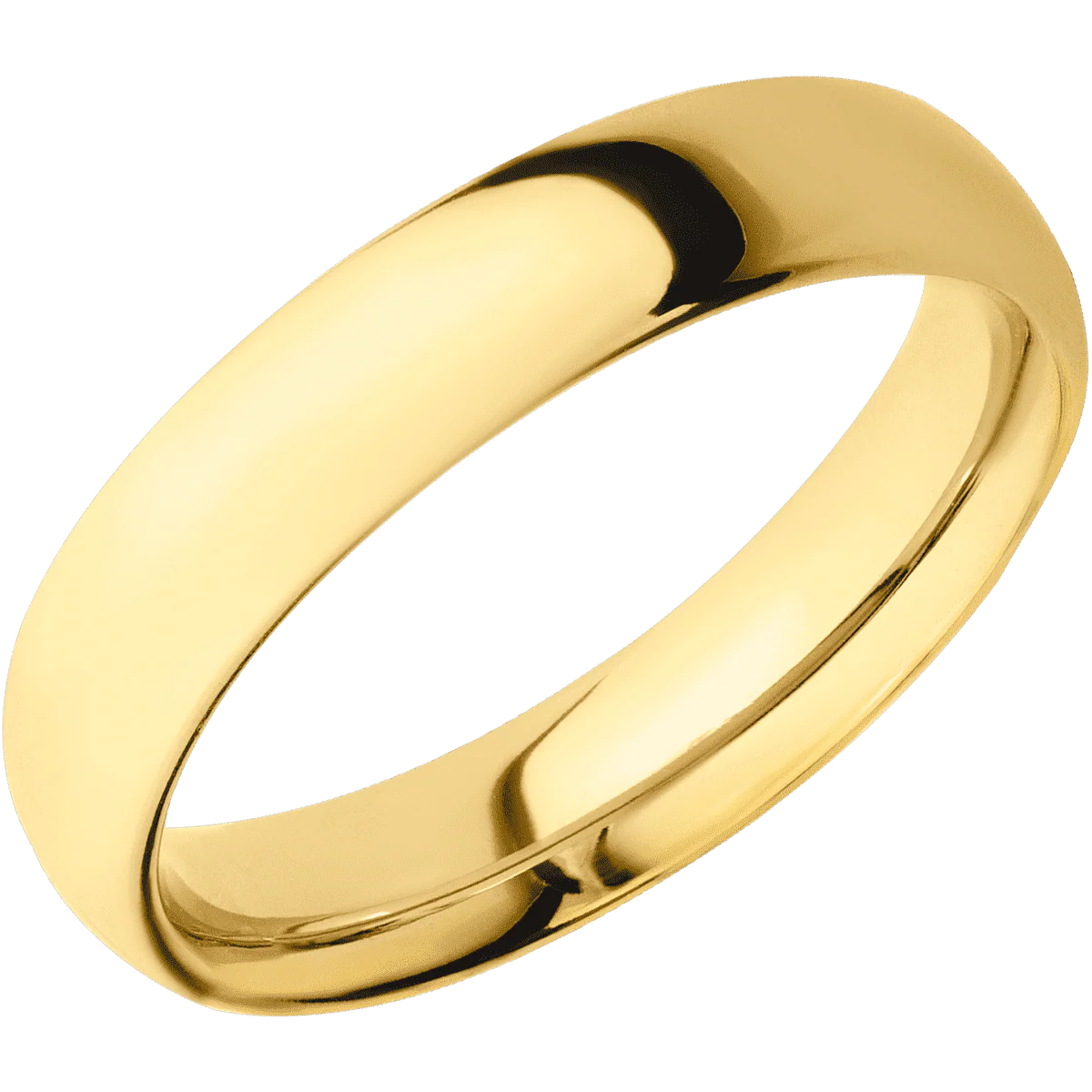14K Yellow Gold + Polish Finish - Image 2