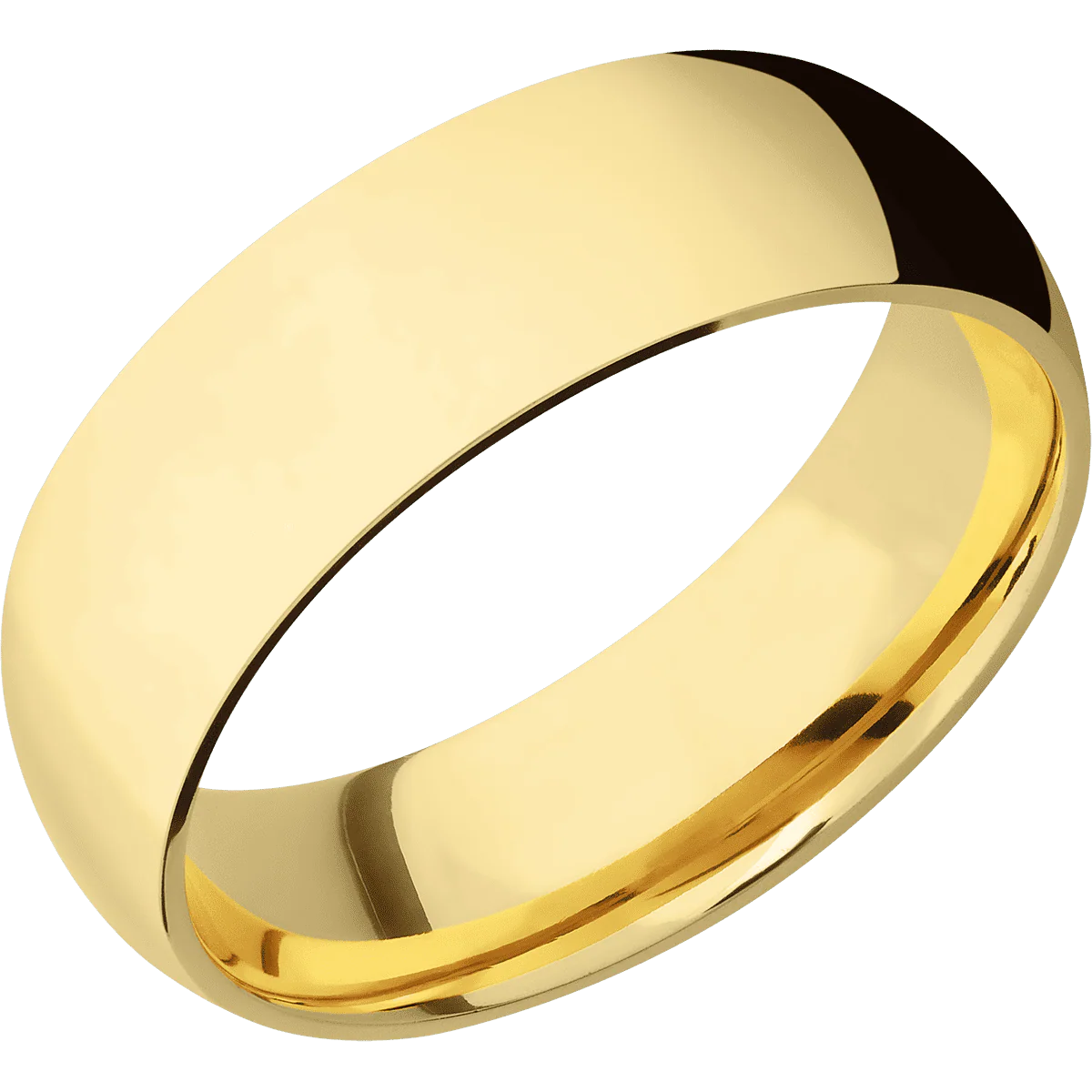 14K Yellow Gold + Polish Finish - Image 2
