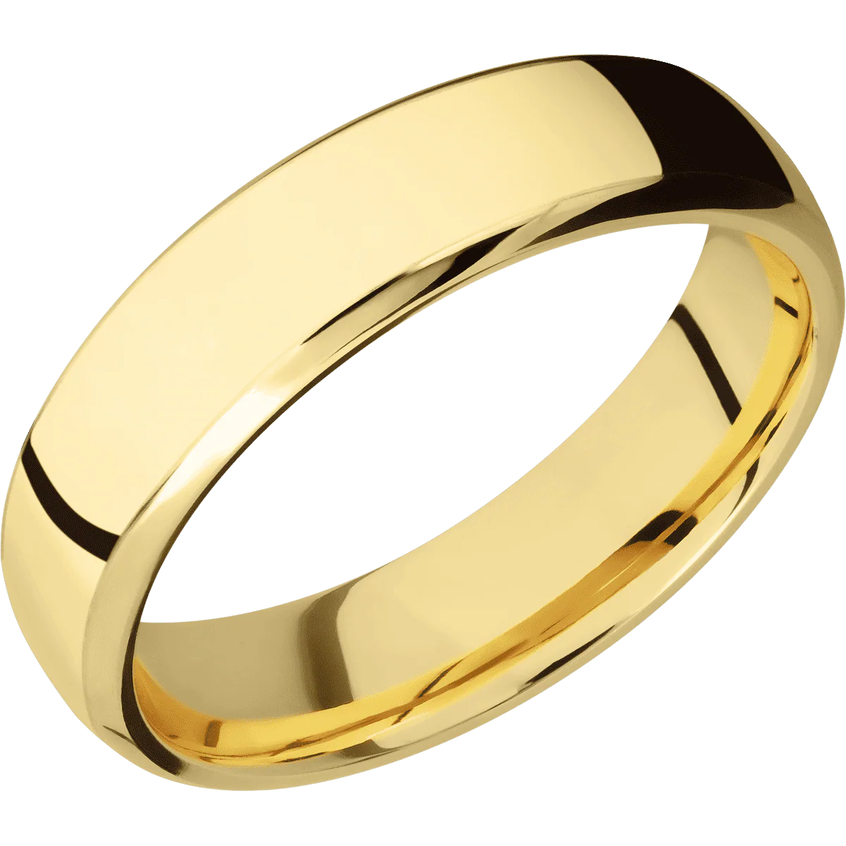 14K Yellow Gold + Polish , Polish Finish - Image 2