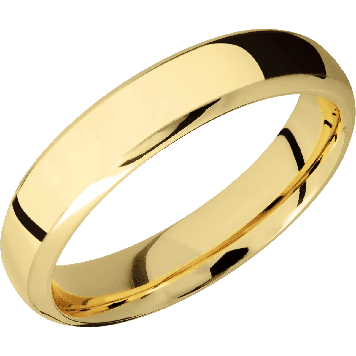 14K Yellow Gold + Polish , Polish Finish - Image 2