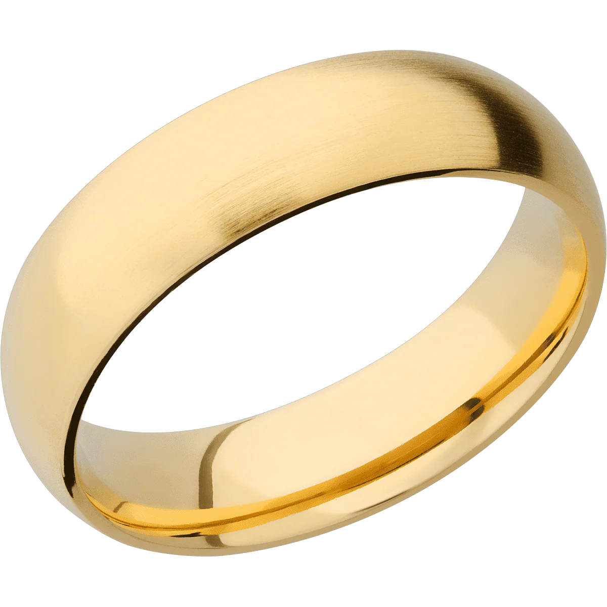 14K Yellow Gold + Satin Finish - Image 2