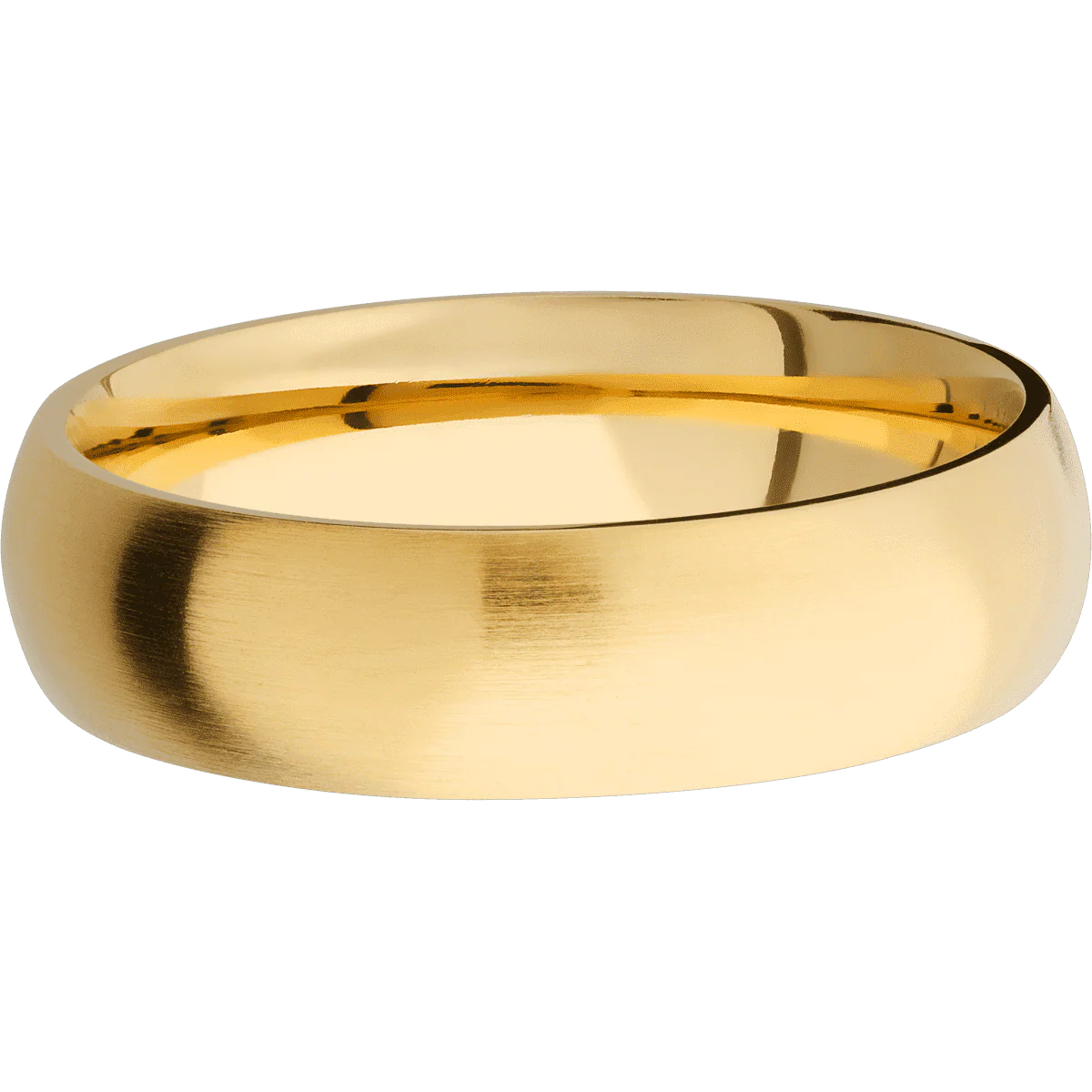 14K Yellow Gold + Satin Finish - Image 3