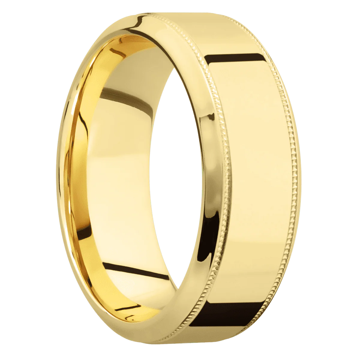 22K Yellow Gold + Polish , Polish Finish