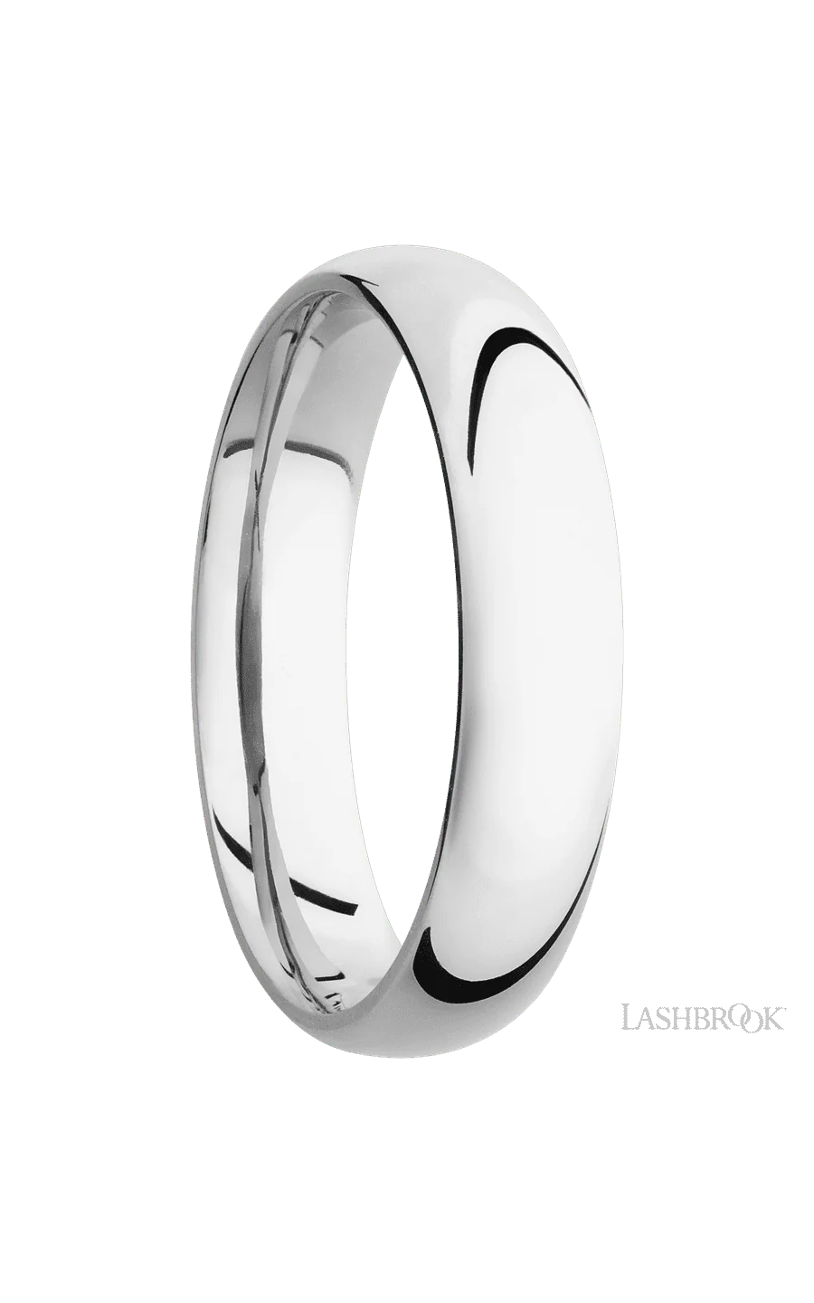 5 mm wide Domed Cobalt Chrome band. - Image 2