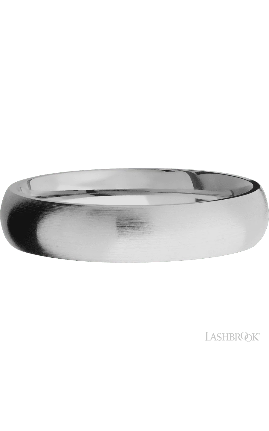 5 mm wide Domed Titanium band. - Image 3