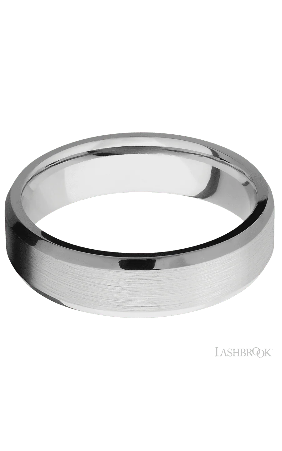 6 mm wide Beveled Cobalt Chrome band. - Image 3