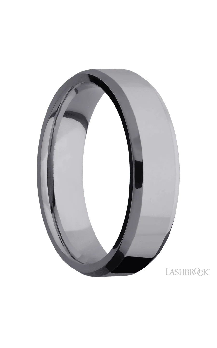 6 mm wide Beveled Tantalum band. - Image 2