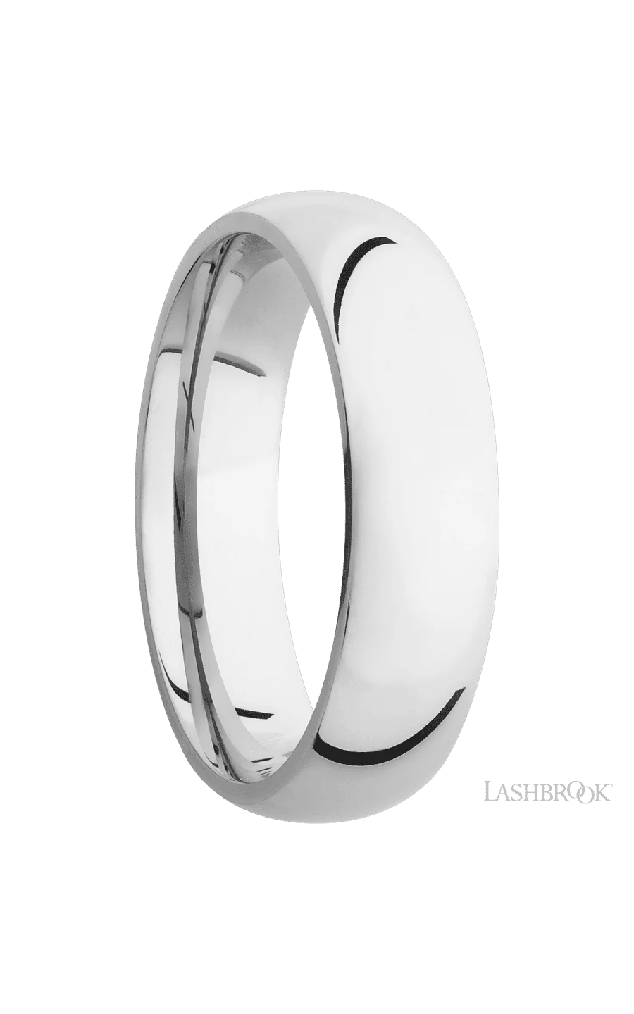 6 mm wide Domed Cobalt Chrome band. - Image 2