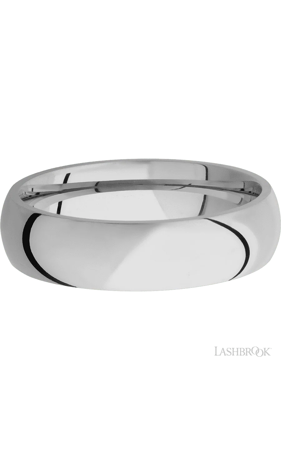6 mm wide Domed Titanium band. - Image 3