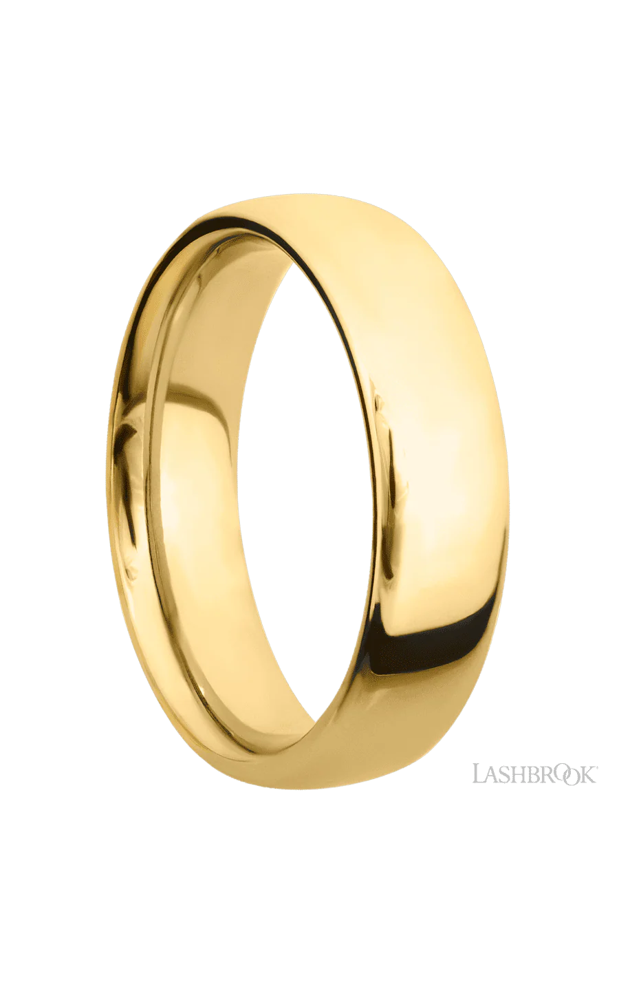 6 mm wide Ultra Comfort (our most comfortable profile) 14K Yellow Gold band. - Image 2