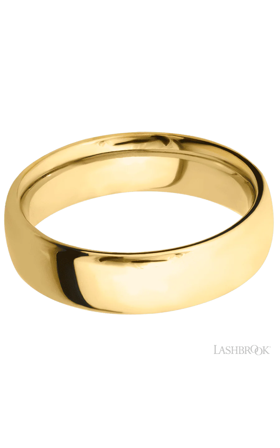 6 mm wide Ultra Comfort (our most comfortable profile) 14K Yellow Gold band. - Image 3