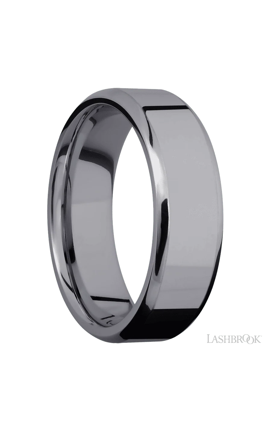 7 mm wide Beveled Tantalum band. - Image 2