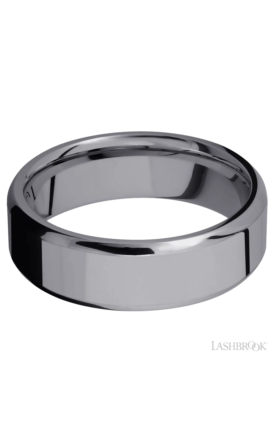 7 mm wide Beveled Tantalum band. - Image 3