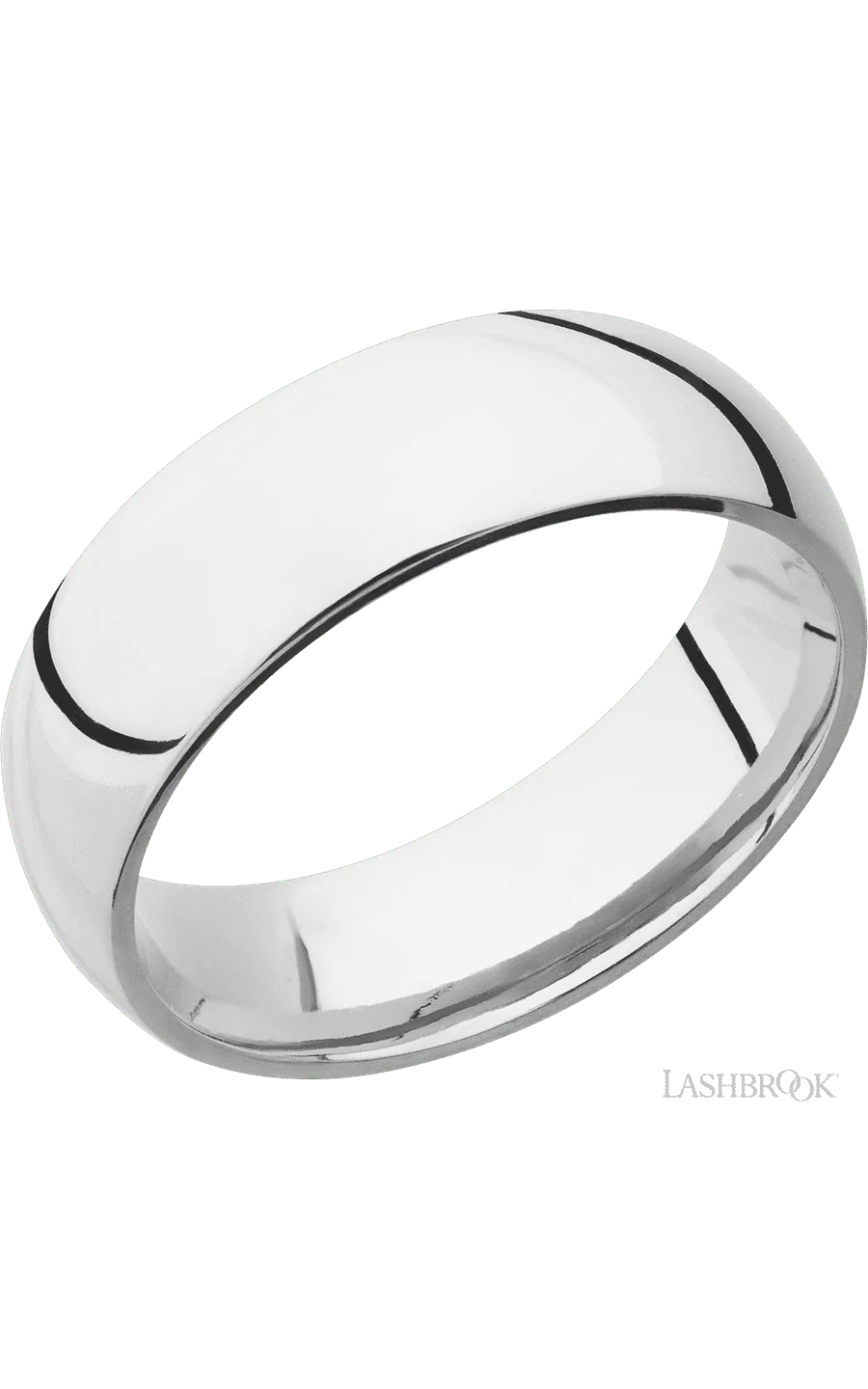 7 mm wide Domed Cobalt Chrome band.