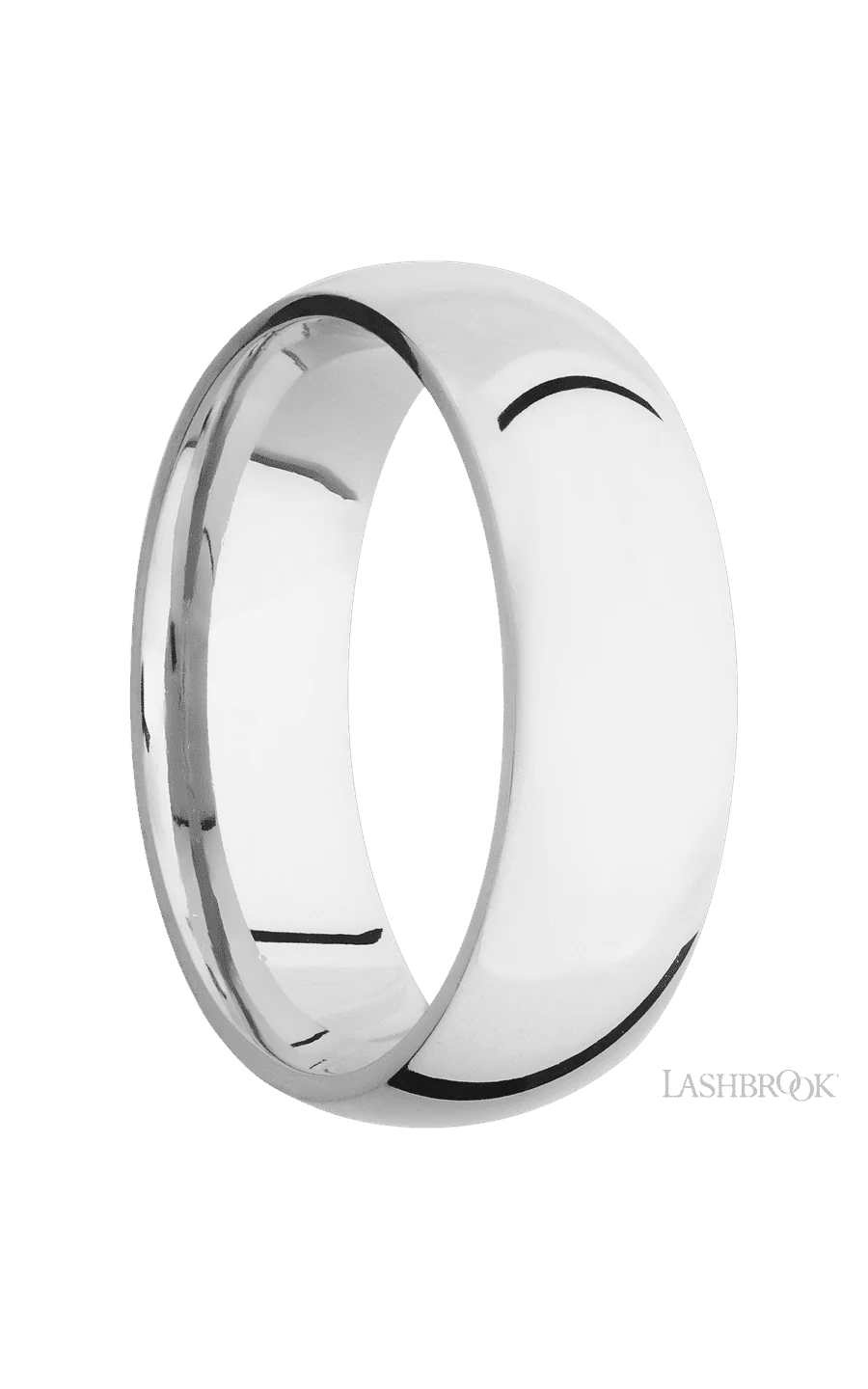 7 mm wide Domed Cobalt Chrome band. - Image 2