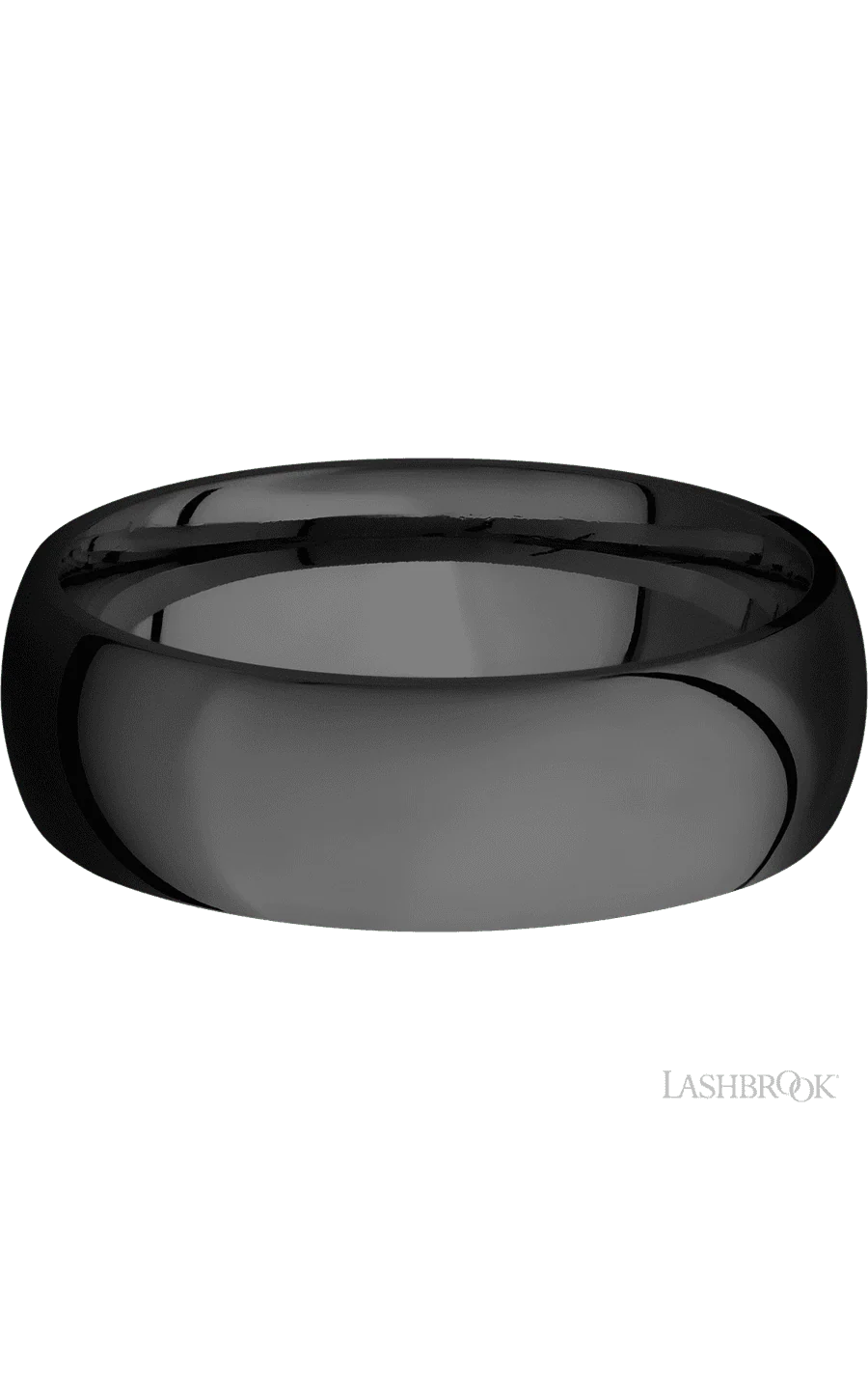 7 mm wide Domed Zirconium band. - Image 3