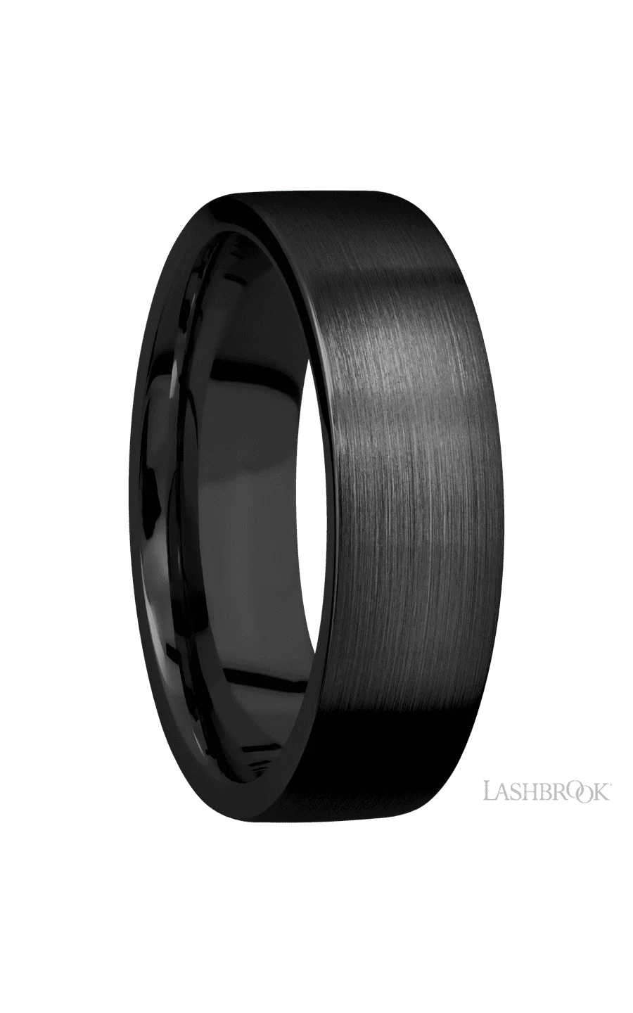 7 mm wide Flat Zirconium band. - Image 2