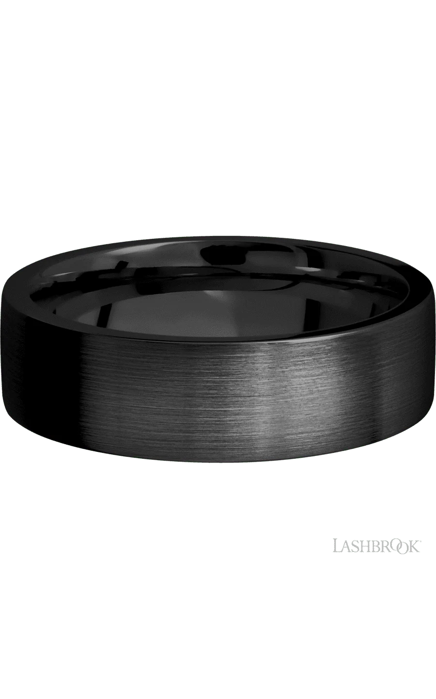 7 mm wide Flat Zirconium band. - Image 3