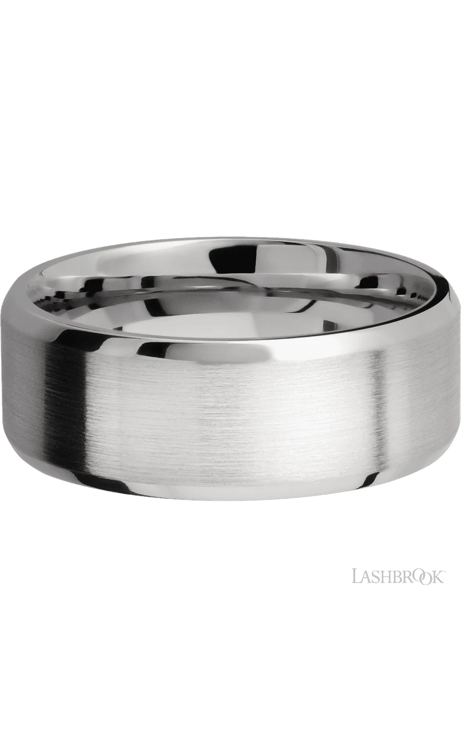8 mm wide Beveled Cobalt Chrome band. - Image 3