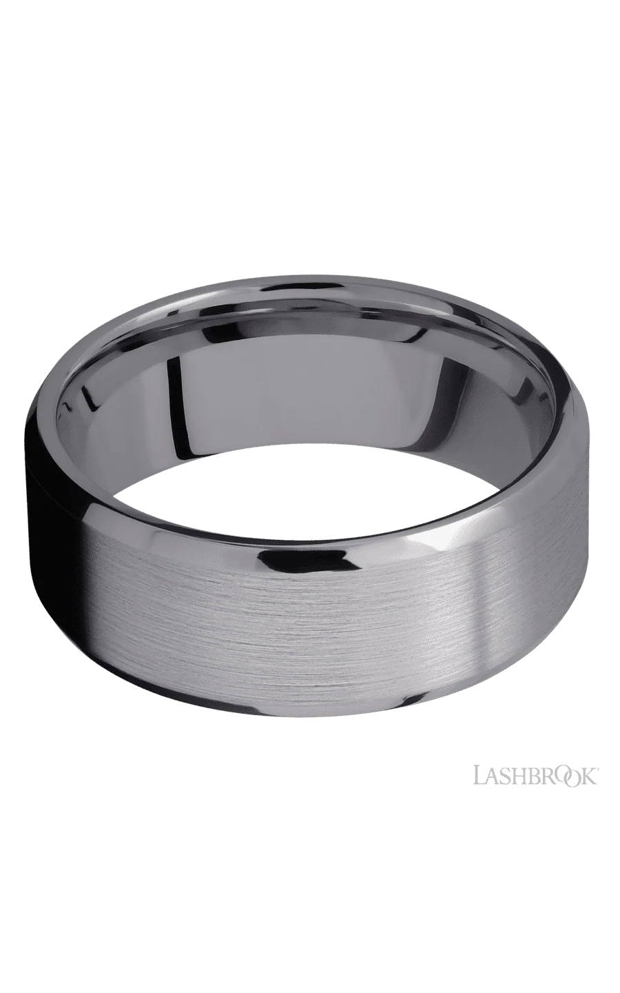8 mm wide Beveled Tantalum band. - Image 3