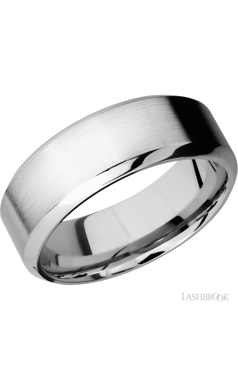 8 mm wide High Bevel Cobalt Chrome band.