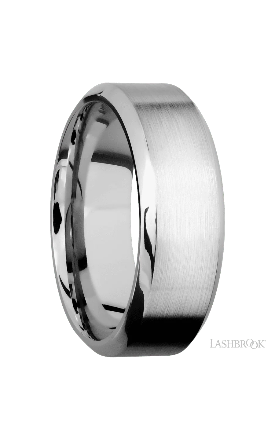 8 mm wide High Bevel Cobalt Chrome band. - Image 2