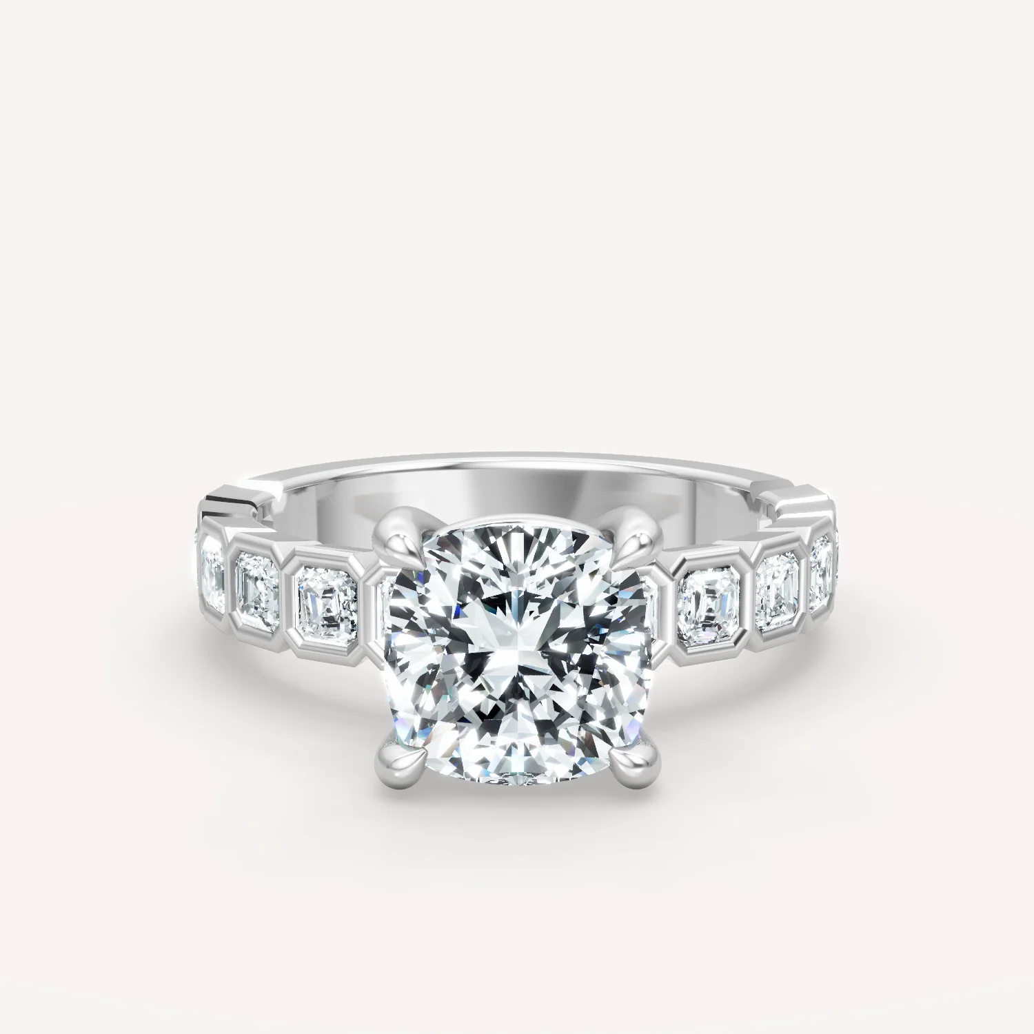 Asscher Bezel - Cushion - Image 5