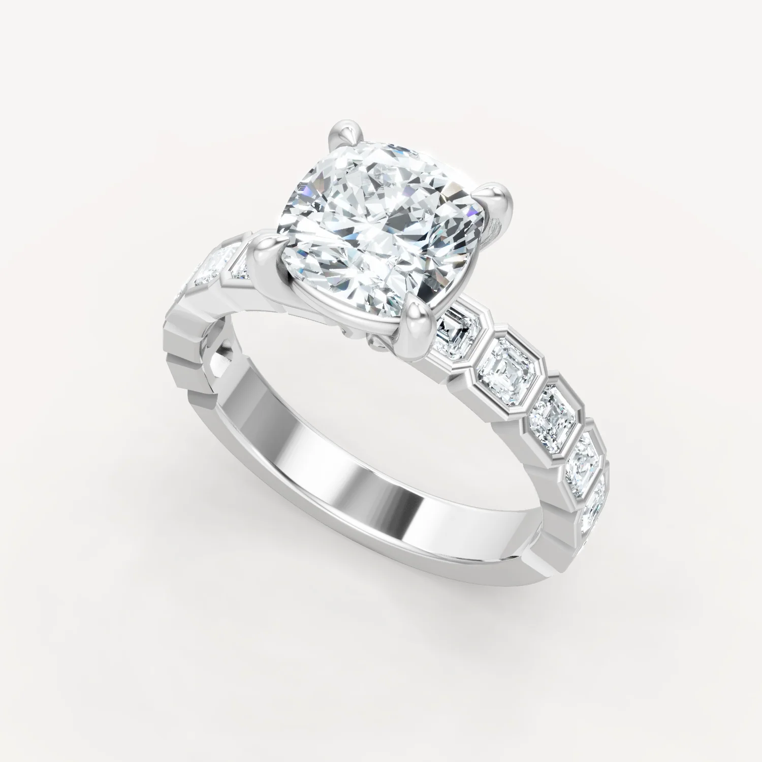Asscher Bezel - Cushion - Image 7