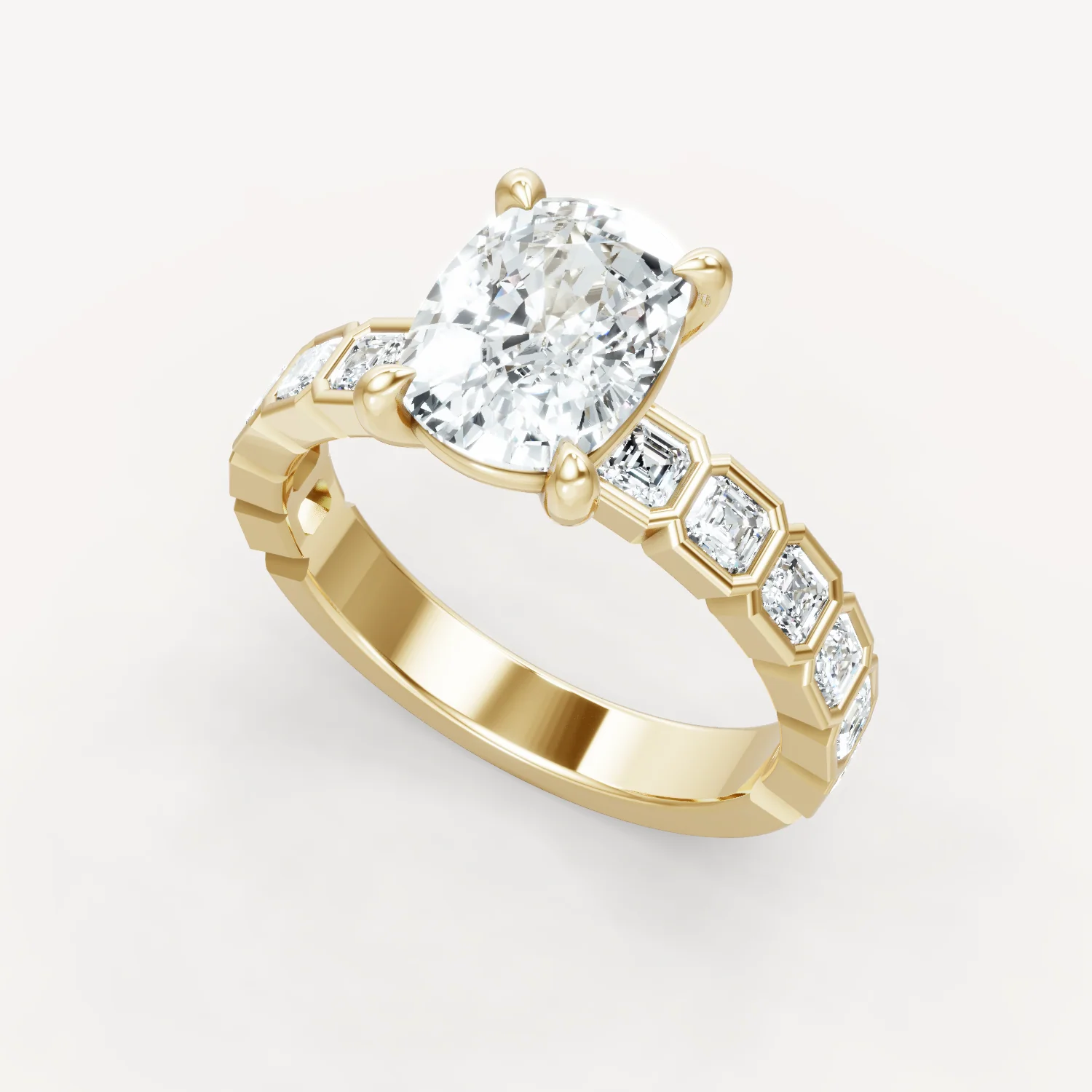 Asscher Bezel - Elongated Cushion - Image 4