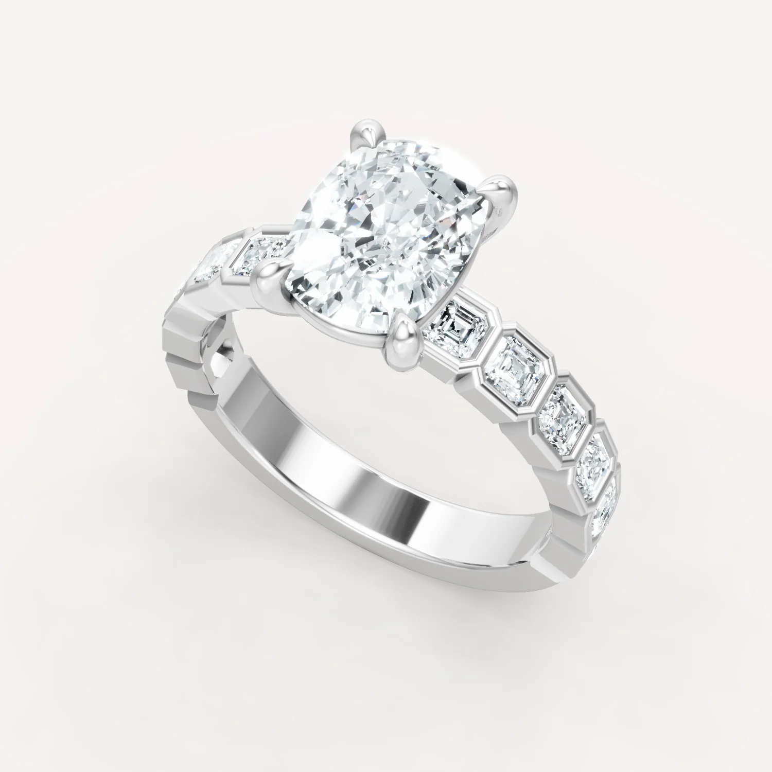 Asscher Bezel - Elongated Cushion - Image 8