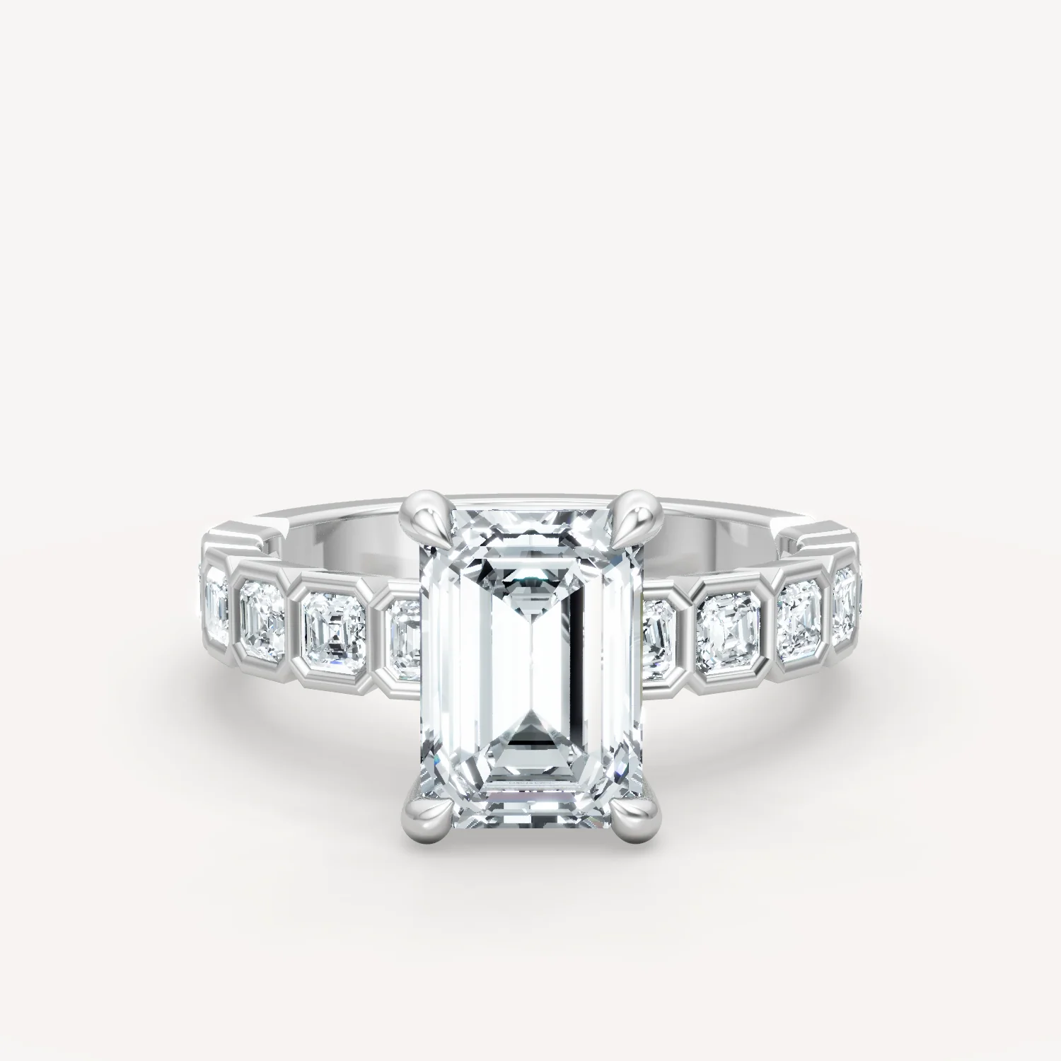 Asscher Bezel - Emerald - Image 5