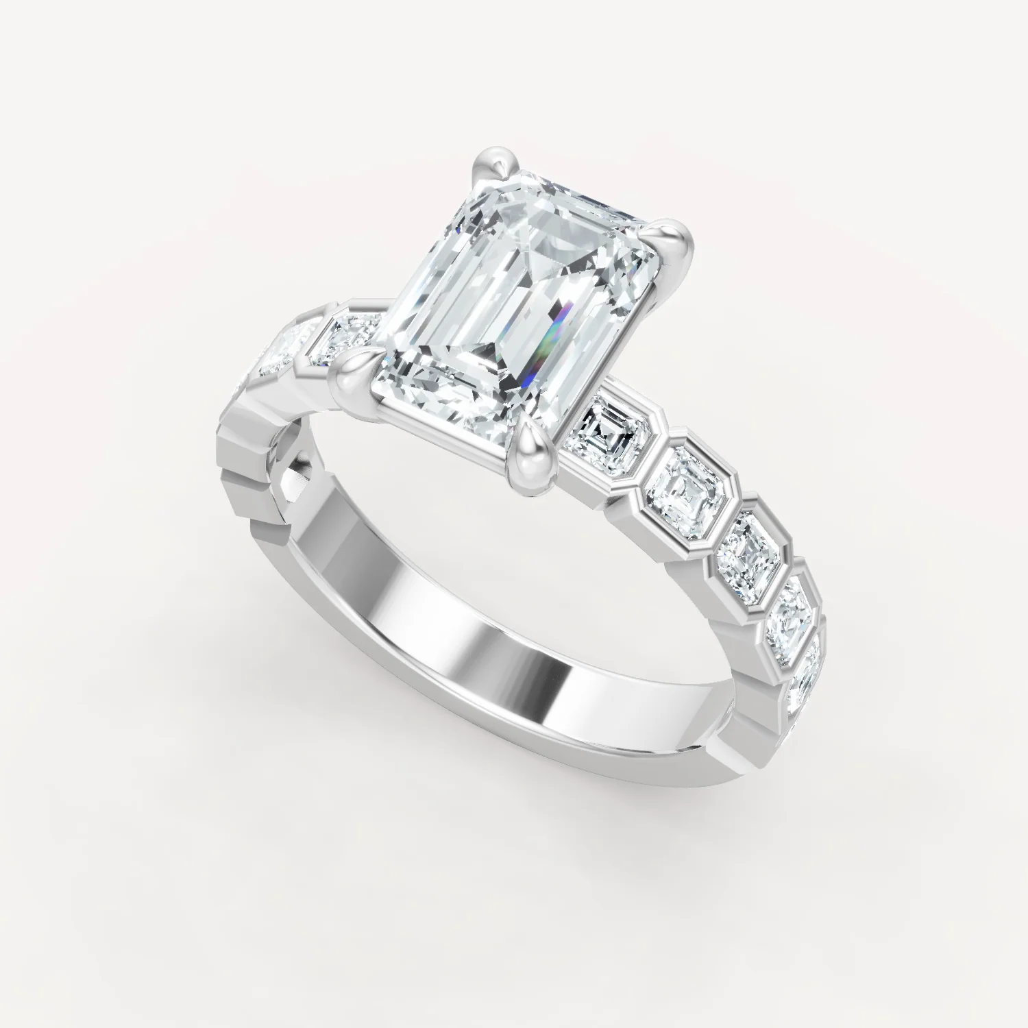 Asscher Bezel - Emerald - Image 8