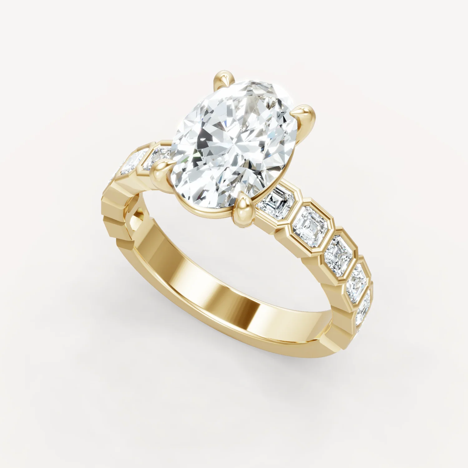 Asscher Bezel - Oval - Image 4