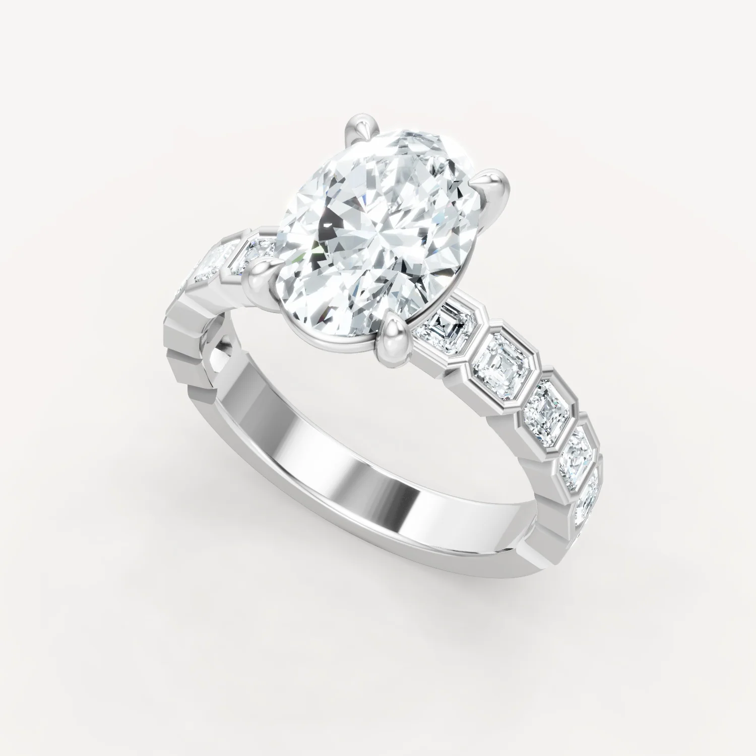 Asscher Bezel - Oval - Image 8