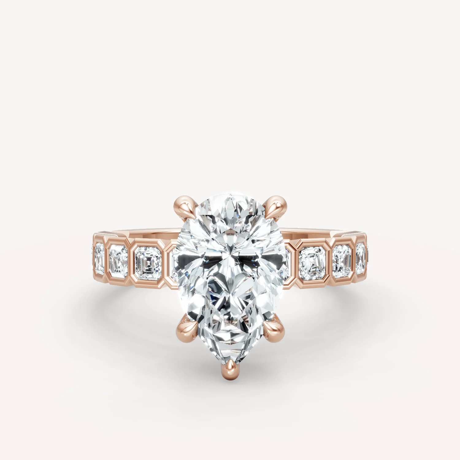 Asscher Bezel - Pear - Image 9