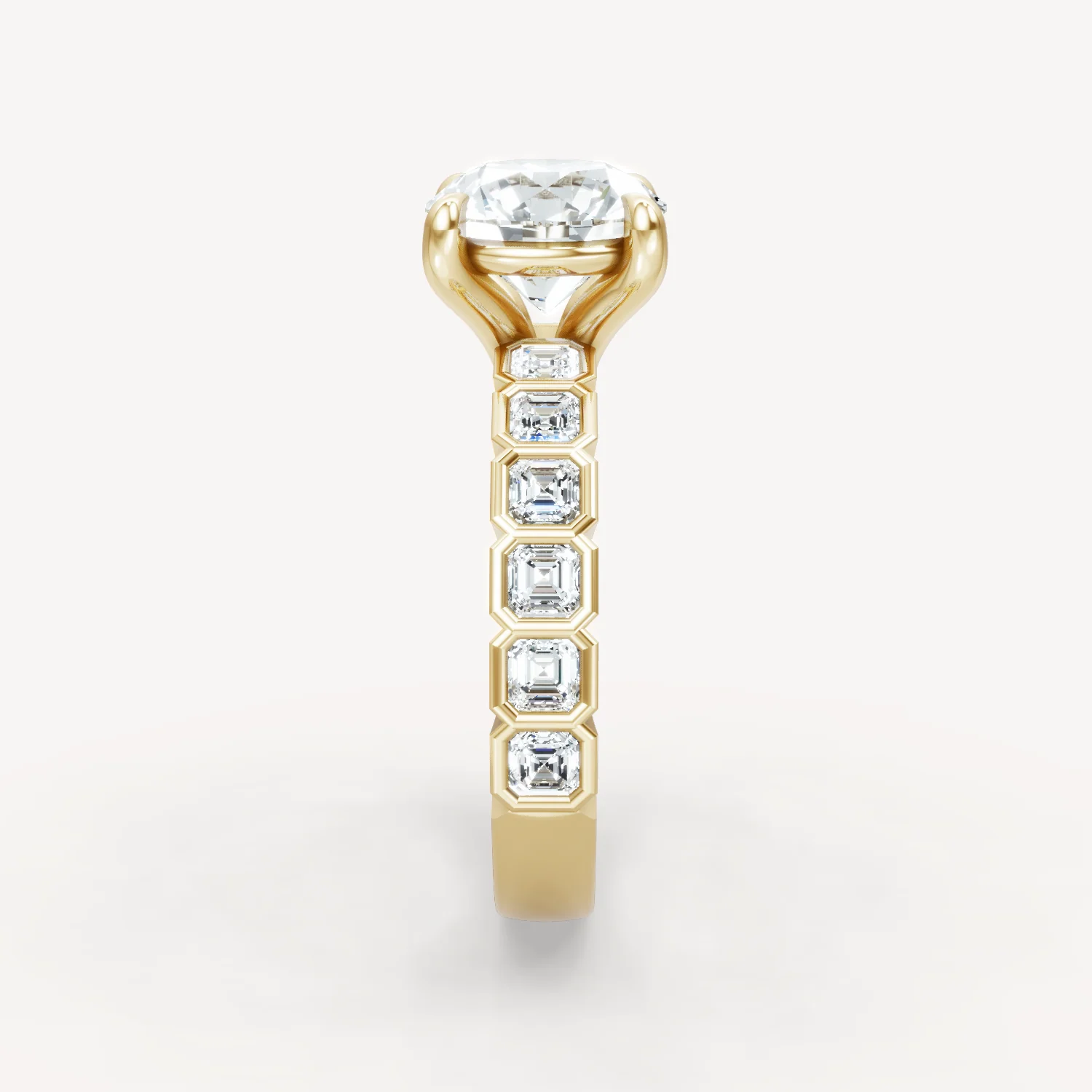Asscher Bezel - Round - Image 2