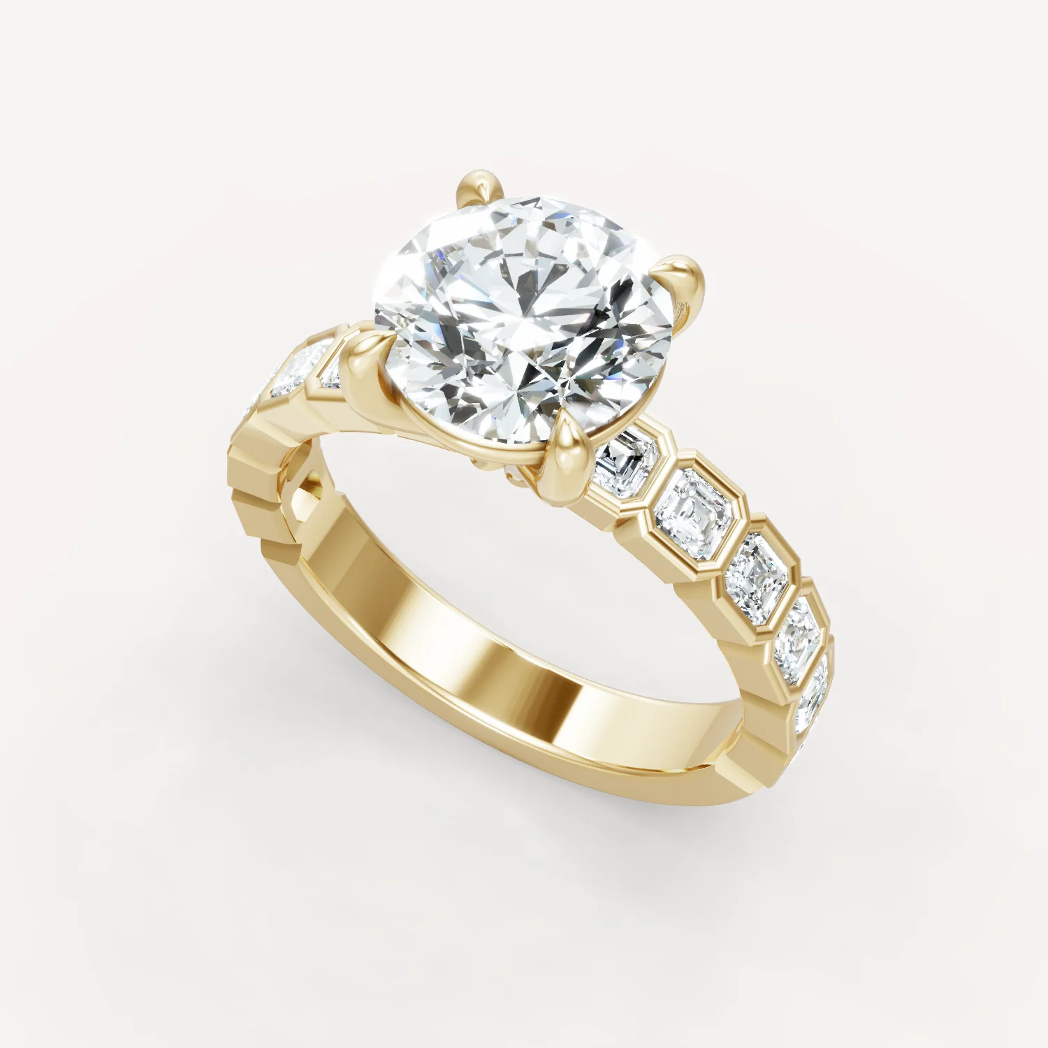 Asscher Bezel - Round - Image 4