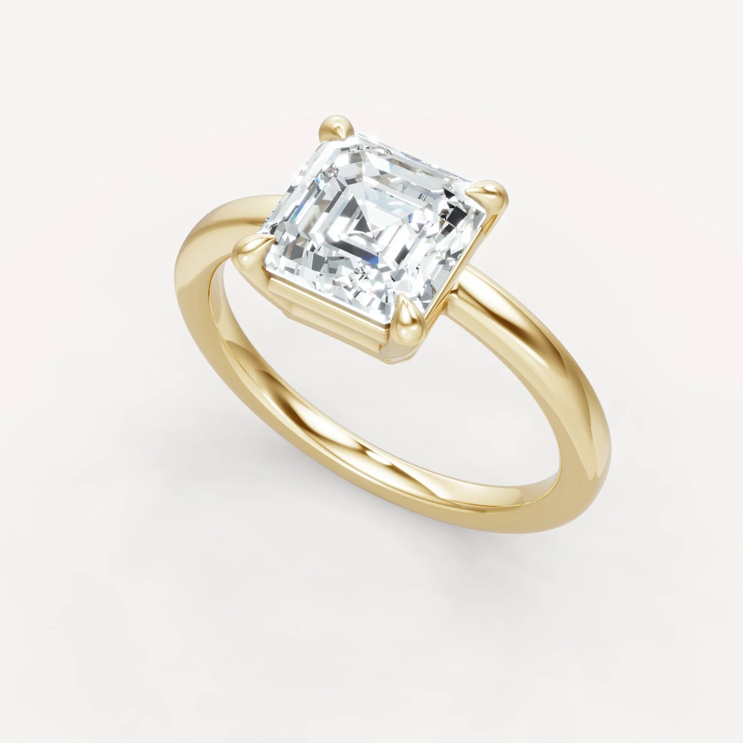 Off Center Charm - Asscher - Image 3