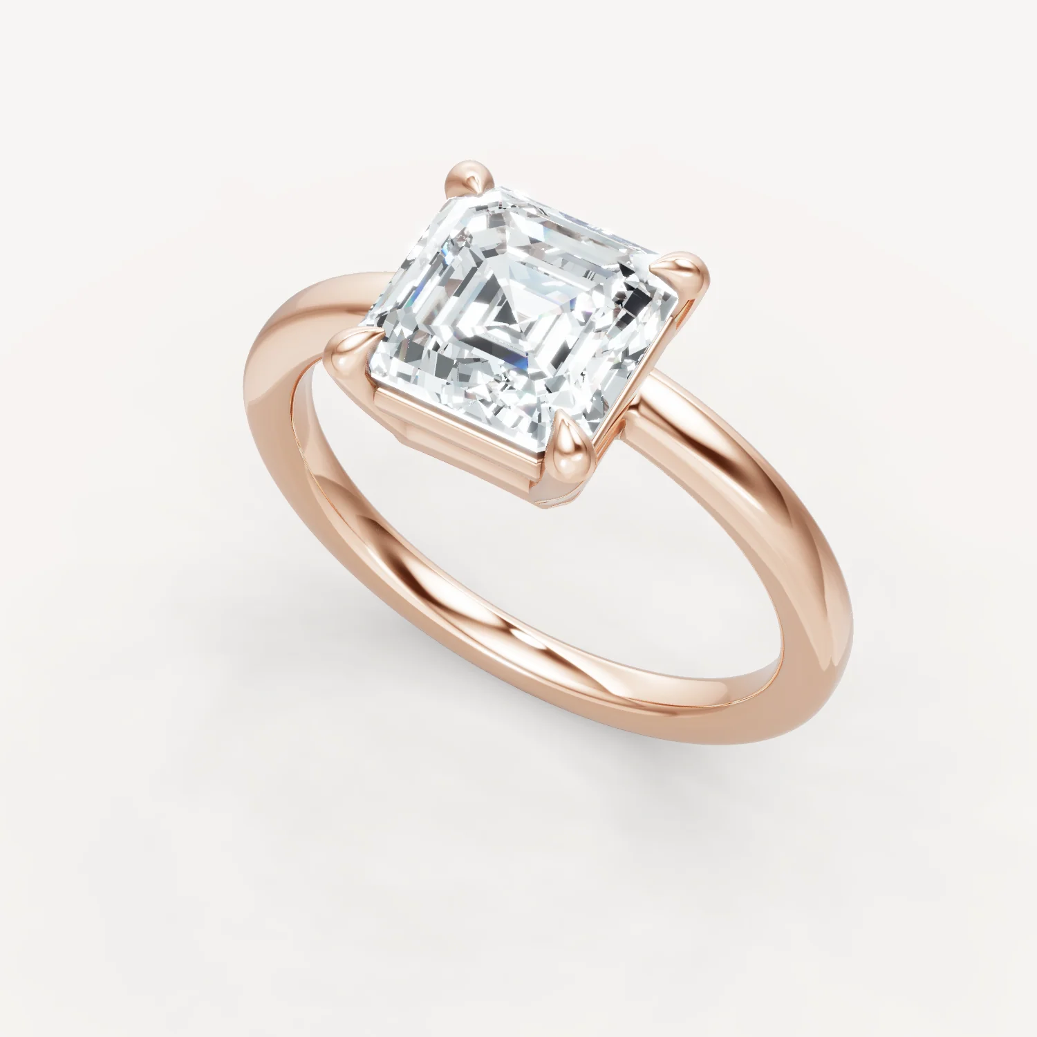 Off Center Charm - Asscher - Image 7