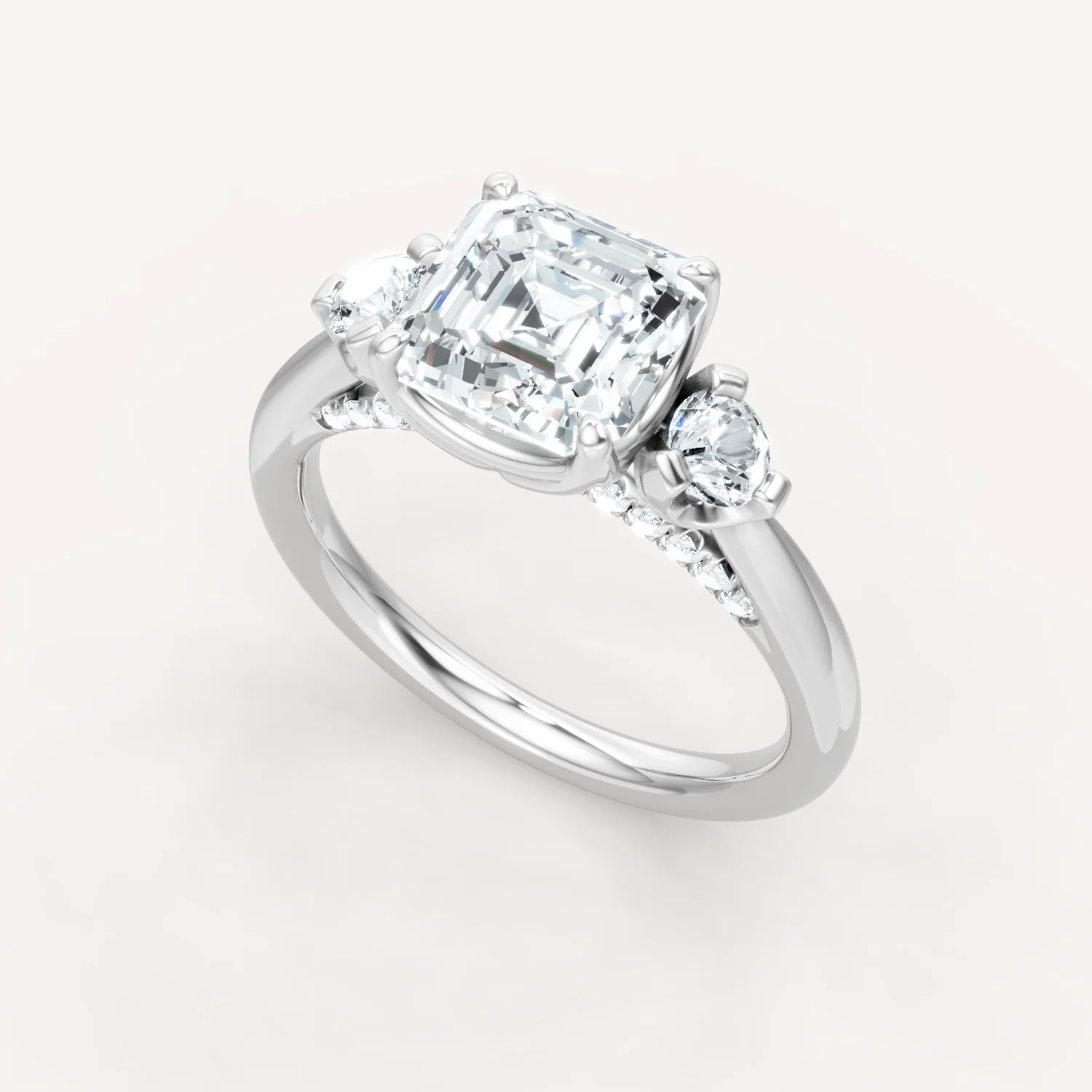 Cypress Ring - Asscher - Image 8