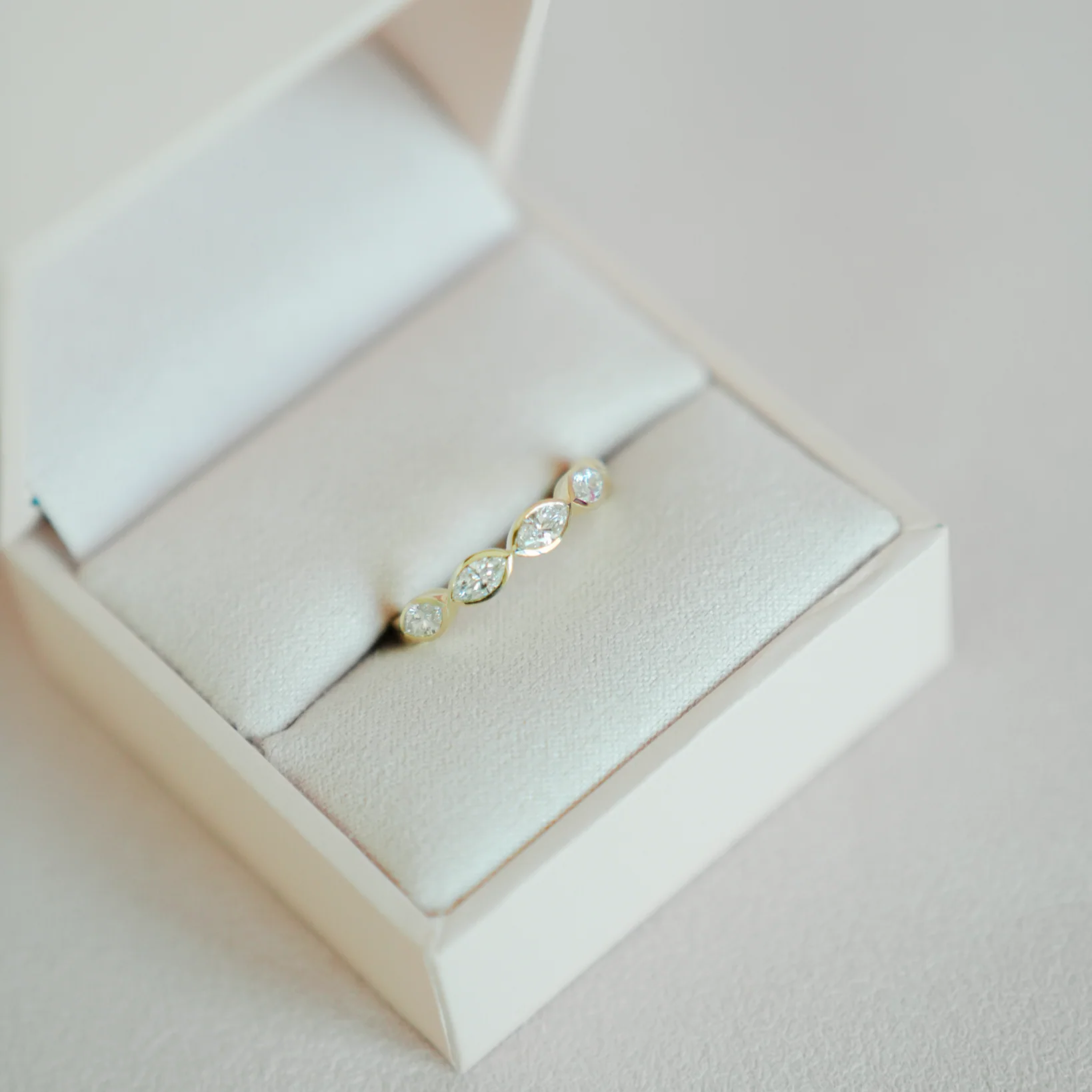 East West Bezel Marquise Band - Image 3