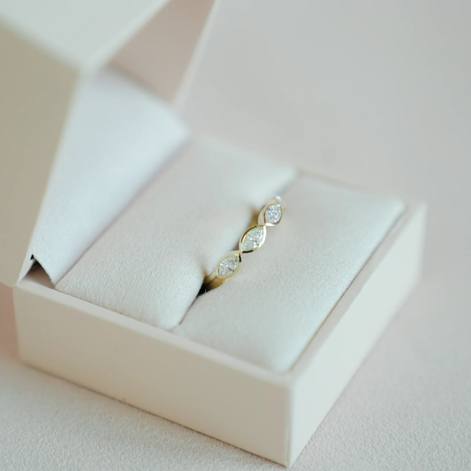 East West Bezel Marquise Band - Image 4