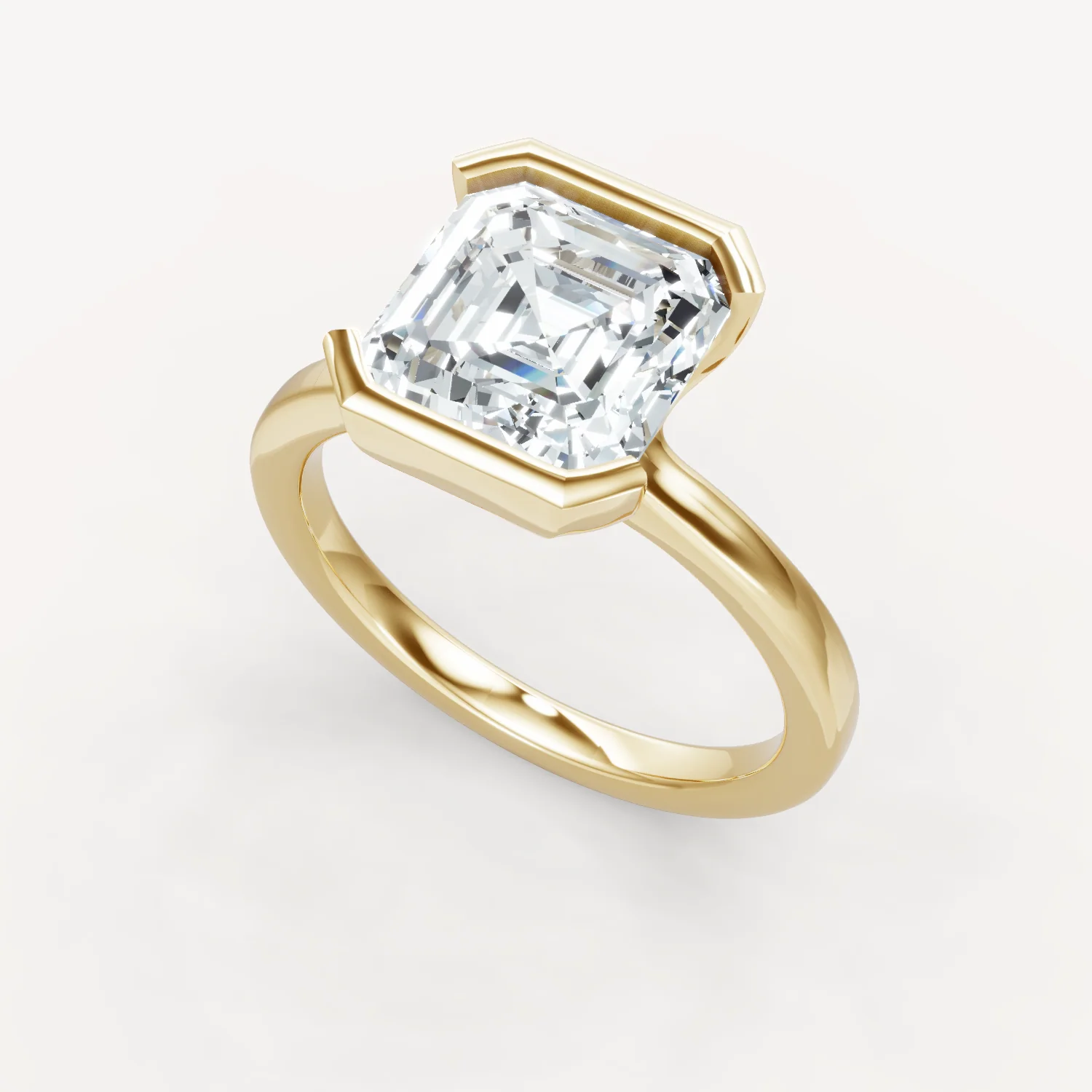 Half Bezel - Asscher - Image 4