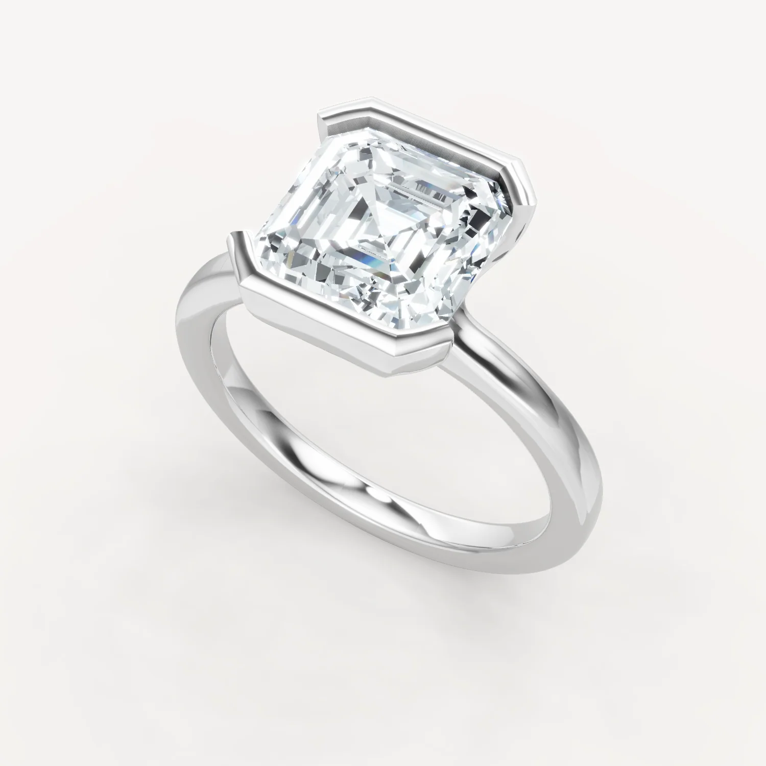 Half Bezel - Asscher - Image 8