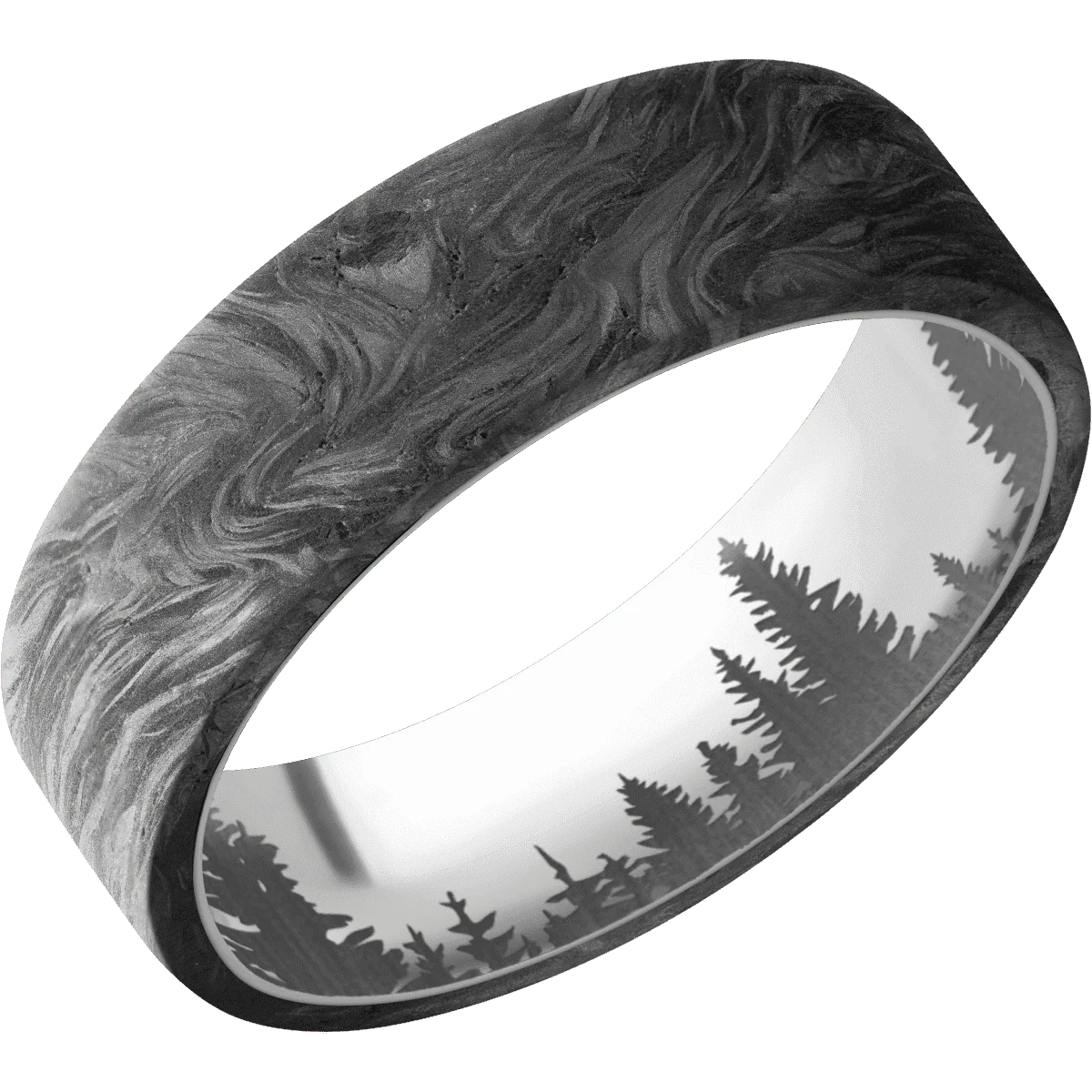Forged Carbon Fiber + None Finish + Titanium - Image 2